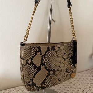 Snakeskin Pattern Shoulder Bag
